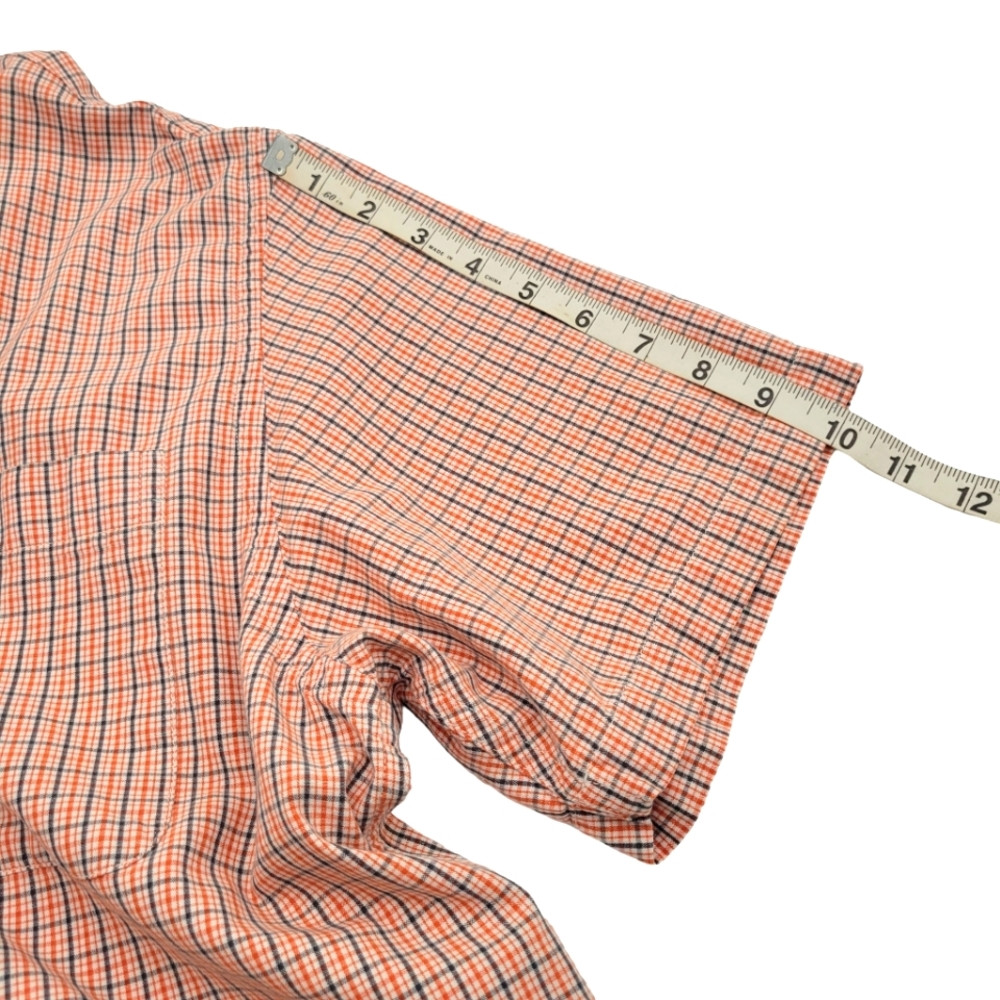 Nautica‎ Short Sleeve Button Down Mens Plaid Shirt Sz XL - Picture 6 of 9